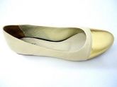 CABEDAL-SISAL COM METALIZADO OURO nº 38