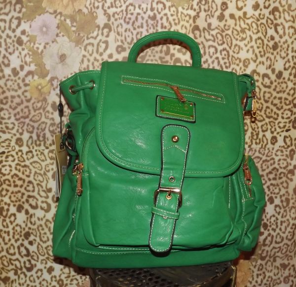 Mochila Couro Sintético Ana Luxory